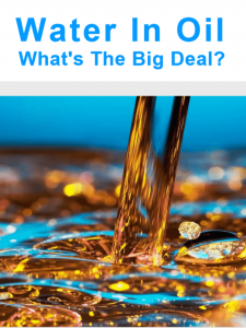 Water in oil contamination